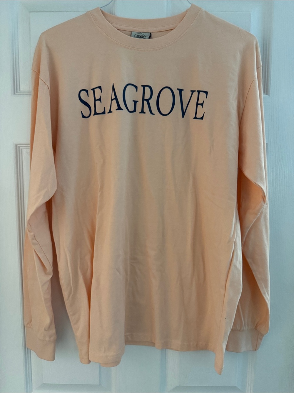 SEAGROVE Peach Long Sleeve Tee Men’s L